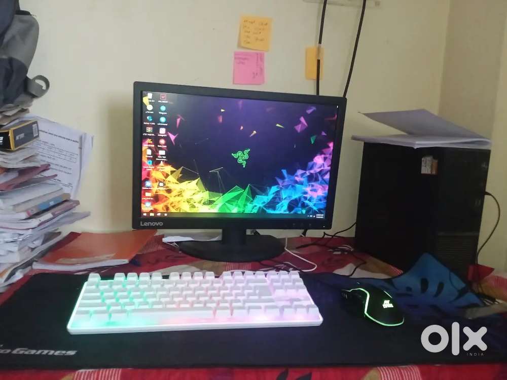 Pc with monitor