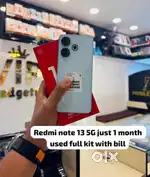 Vip gadgets redmi note 13 1 month used
