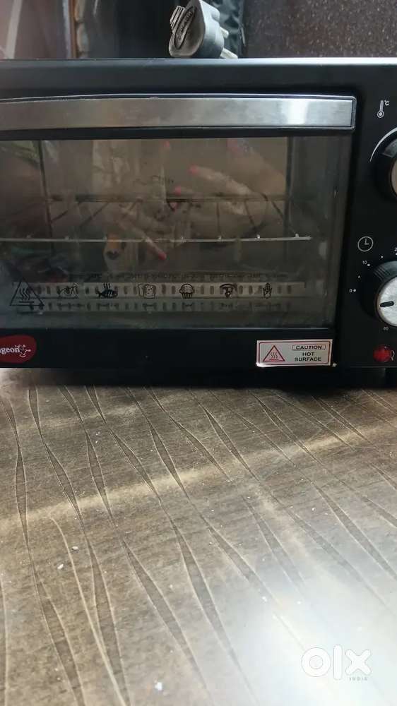 Oven bilkul theek hai aur chalu hai