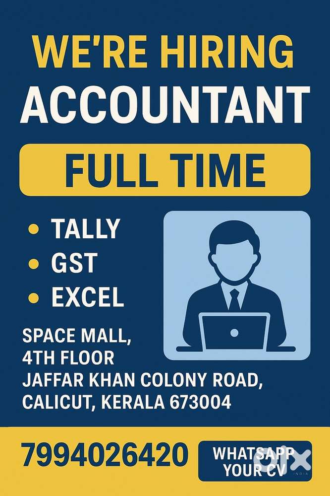 Need an accountant femal or male