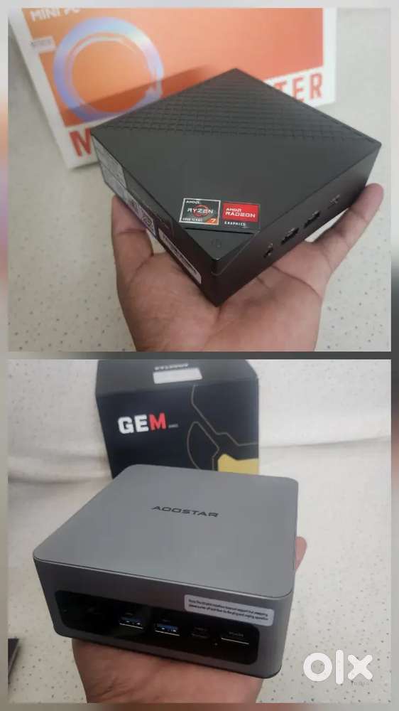 Mini PC x 4 pcs (Ryzen 7 x 3 & N100 x 1)