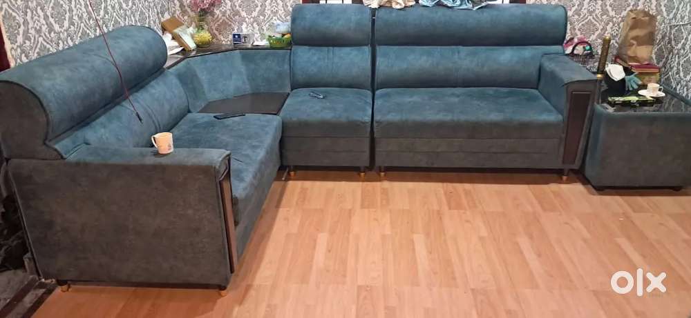 Sofa with centre table,Tv, Bed, computer table, cooler