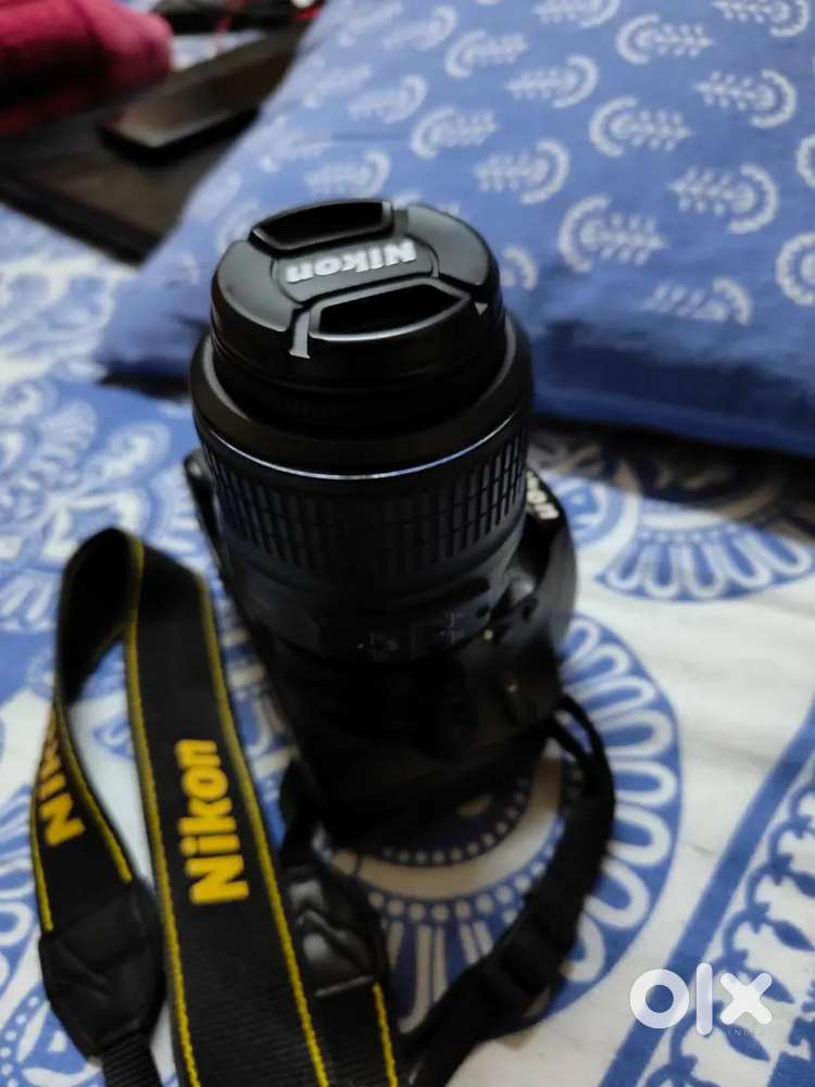 D3200 dslr with 18-55mm and 55-200mm lense nikon camera