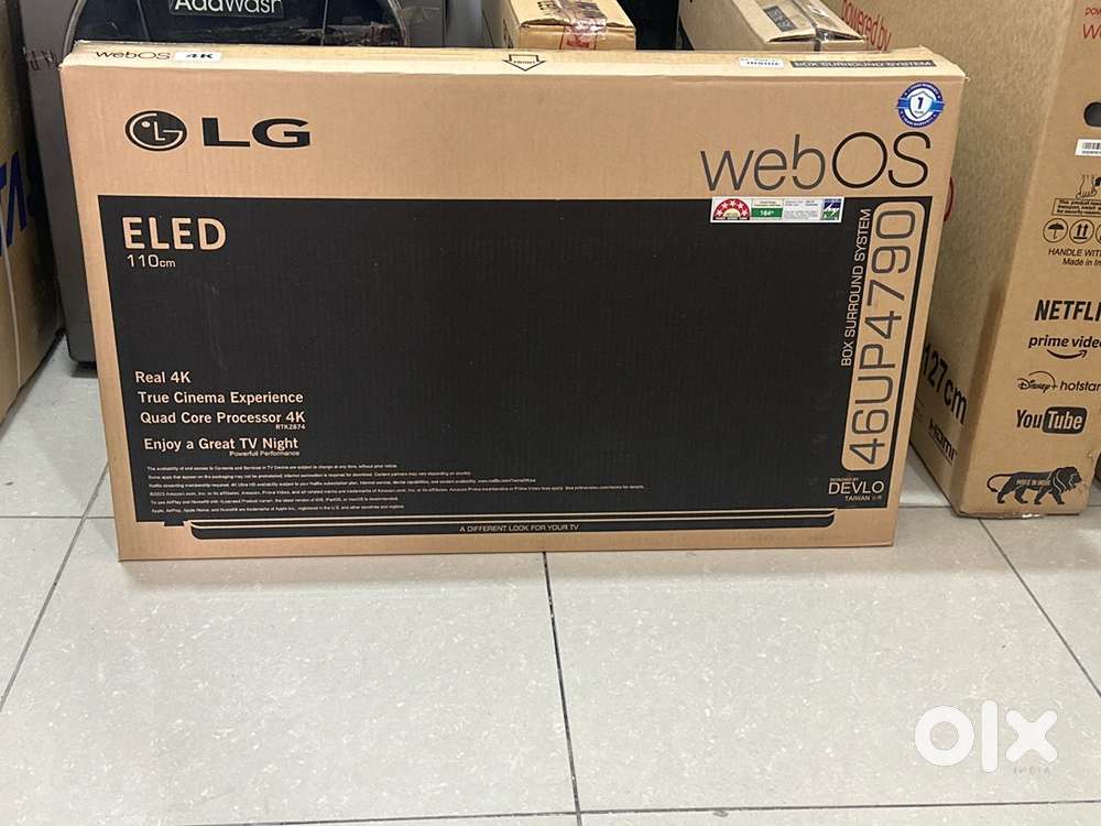 43 inch LG webOS smart 5star frameless led tv slim look dolby sound