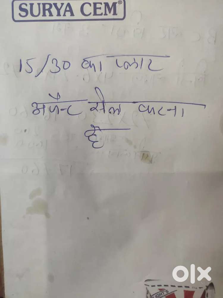 15/30 plot for sell