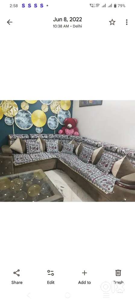 L shape sofa