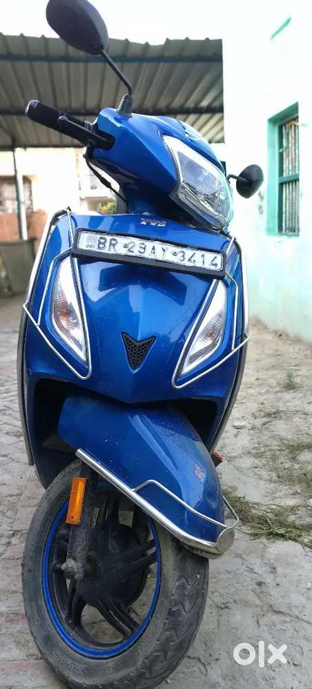 New model full condition scooty TVS blue colour bs6 model top model