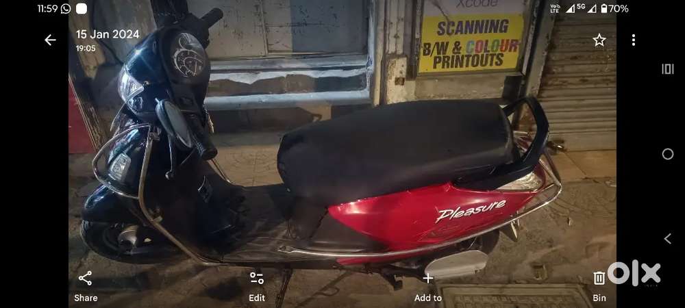 Hero Pleasure in good running condition less driven