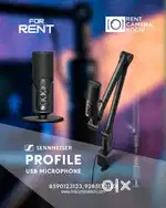 Podcast Mic Available for rent. Sennheiser and rode podmic for rent