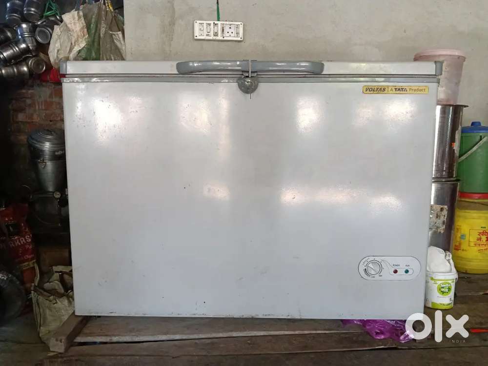 Voltas a TATA  Products double door fridge in good  condition.
