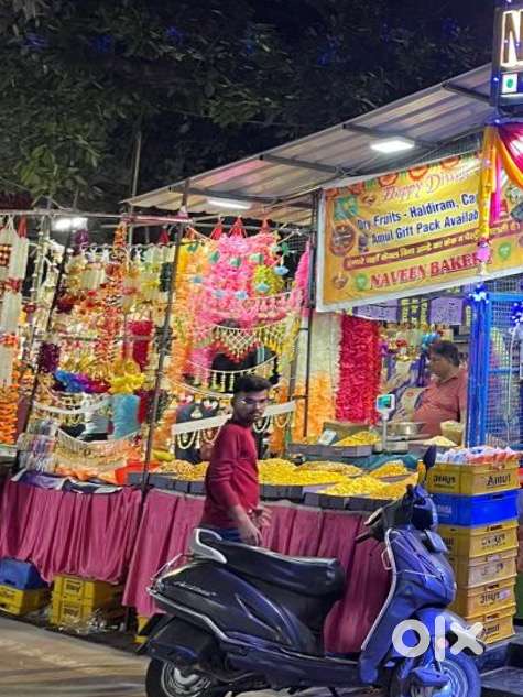 Corner for fast food and food items