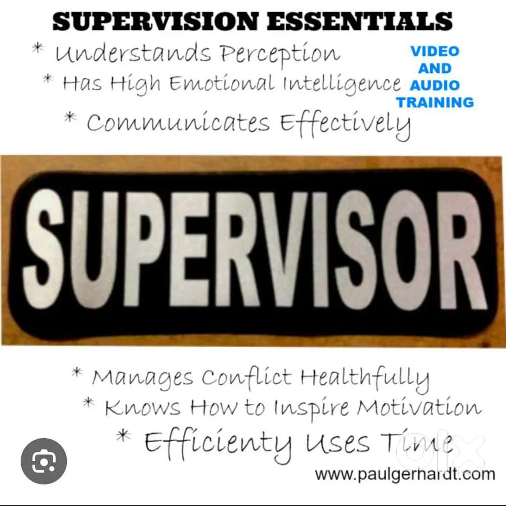 Supervisor job manufacturing companies need staff