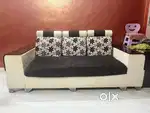 10 Seated Sofa Set + 6 Seated Dinkng Table + Double bed with Matress