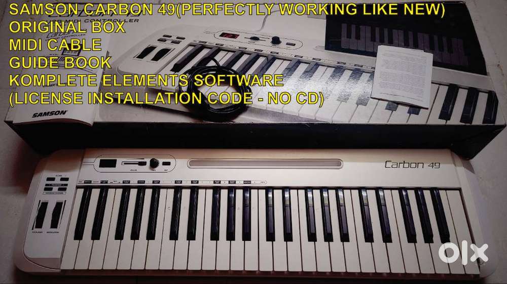 Samson Carbon 49 MIDI KEYBOARD (COMPLETE LIKE NEW)