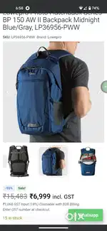 50% off on LOWEPRO Camera Bagpack