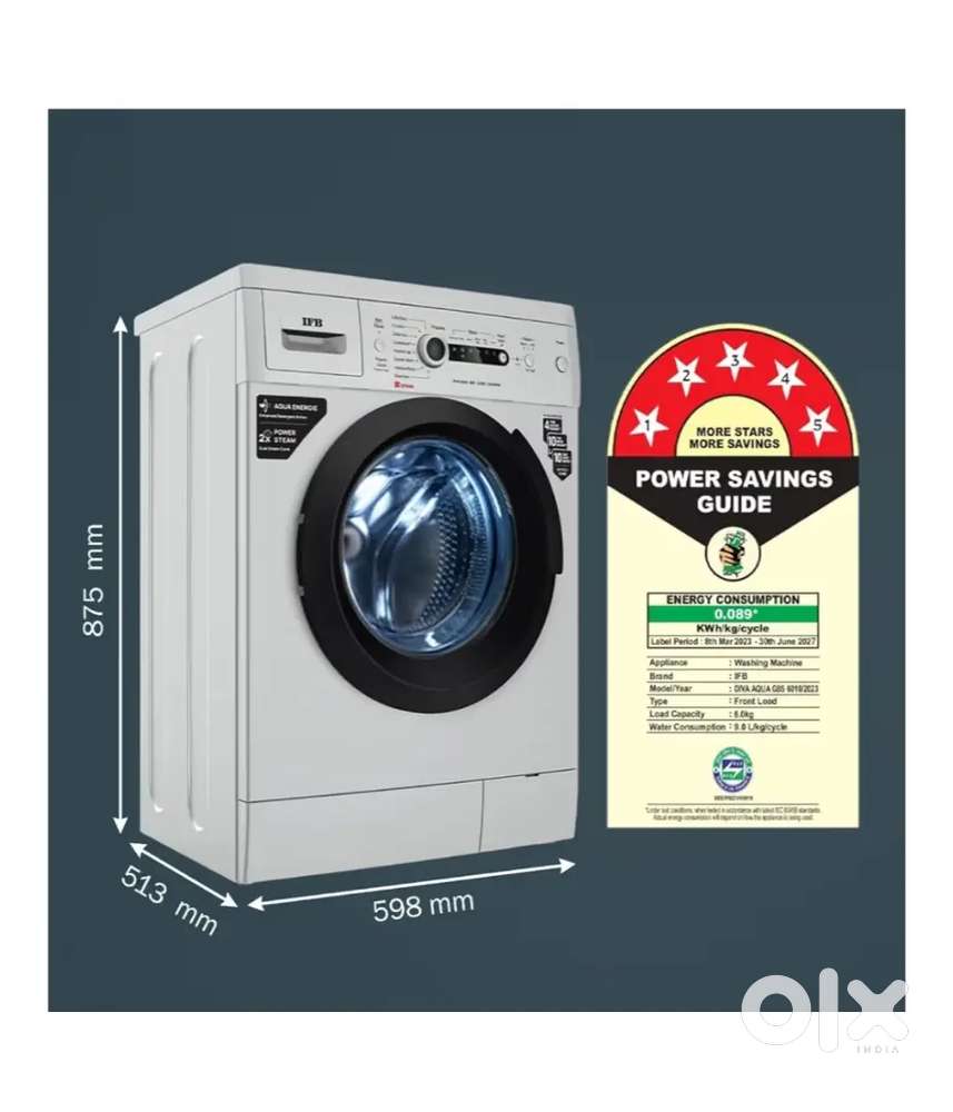 IFB 6 Kg 5 Star with 2X Power Steam
