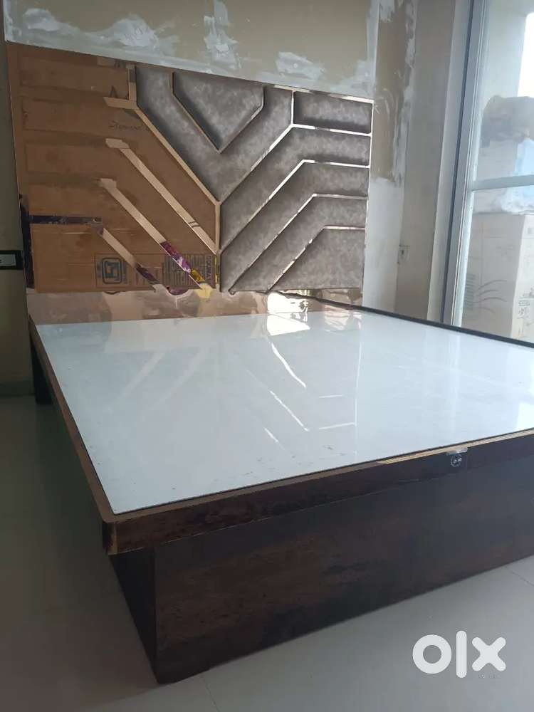 Double bed with storage & Mattress