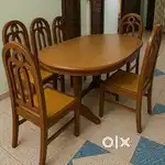 6-Seater Wooden Dining Table for home
