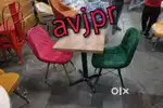 New two seater cafe table chair set restaurant furniture coffee shop