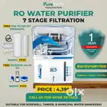 12L New RO Water Purifier Automatic, 7 Stages Filter 1 Year Warranty