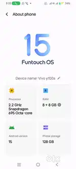 Vivo y100a
