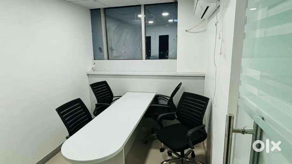 Fully furnished office for rent 12 work station , ke sath