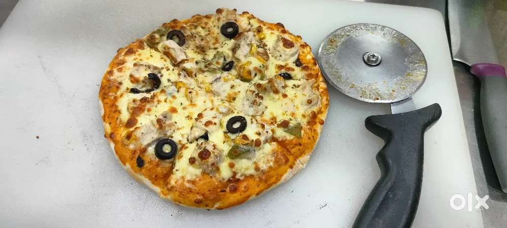 PIZZA. Pasta mocktail. Sandwich  fry chicken