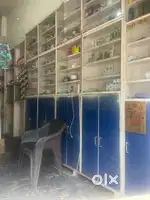 Shop racks & counter