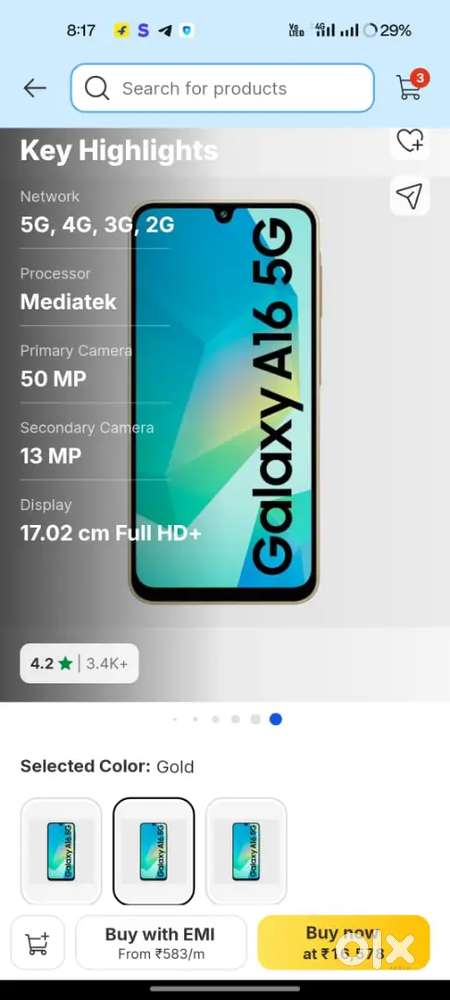 Galaxy a 16