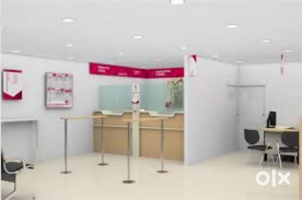 Wanted male/female bank staffs inside bank office