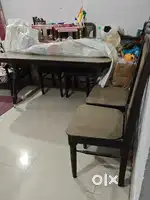 Dining table with 6 chairs