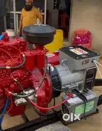 Generator 20 kv . With self start . New motor installed.