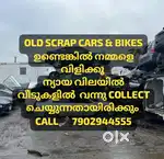 WE TAKE ALL CARS AND BIKES SCRAP