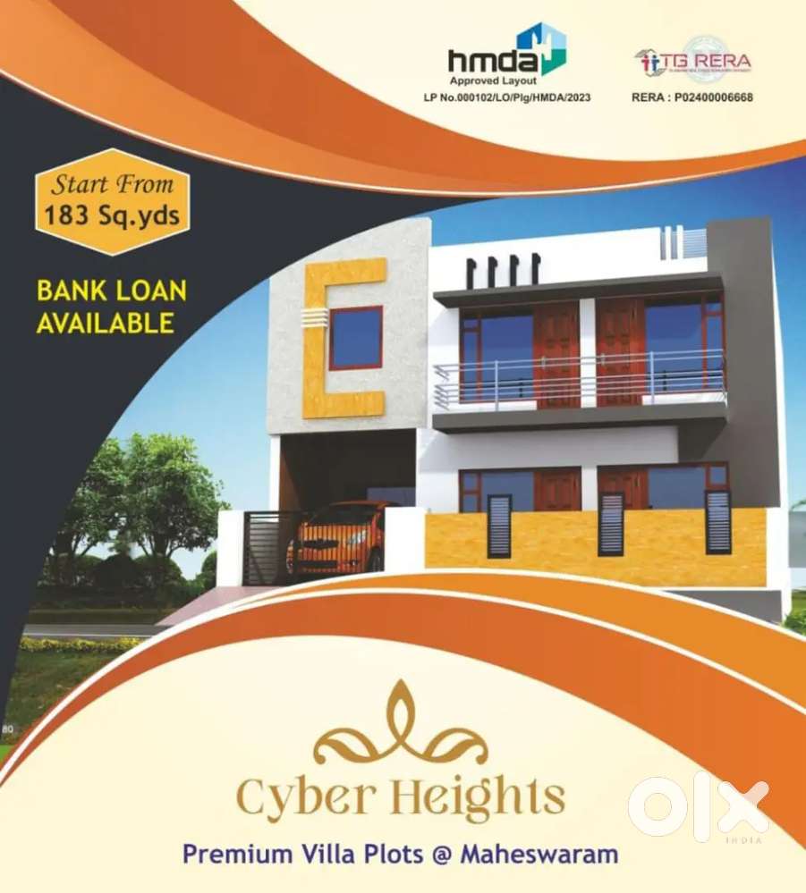 Premium Gated community Villa Plots at Maheshwaram near SEZ