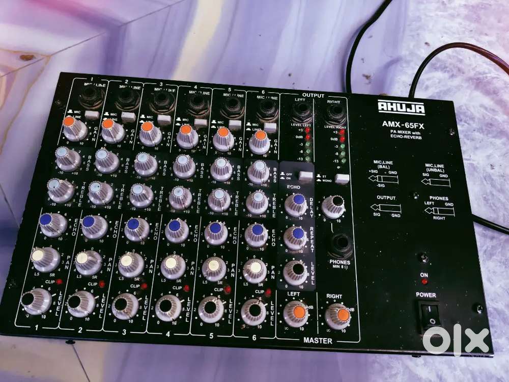 #.  AHUJA AMX-65FX. #. SIX CHANNELS
