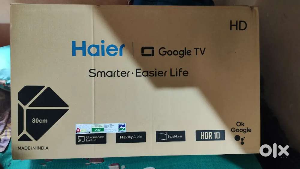 New tv Haier 32 inch.