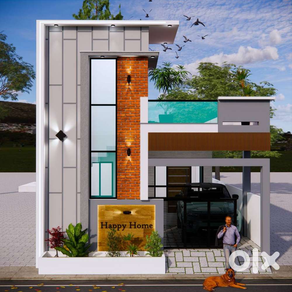 125Sqyds Plot with 1125Sft 2bhk 500mtrs away From Uppal Highway 20L