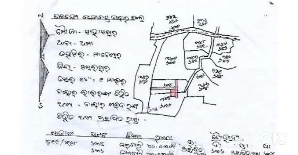 Sambalpur, Sahaspur plot 6dismil for sell