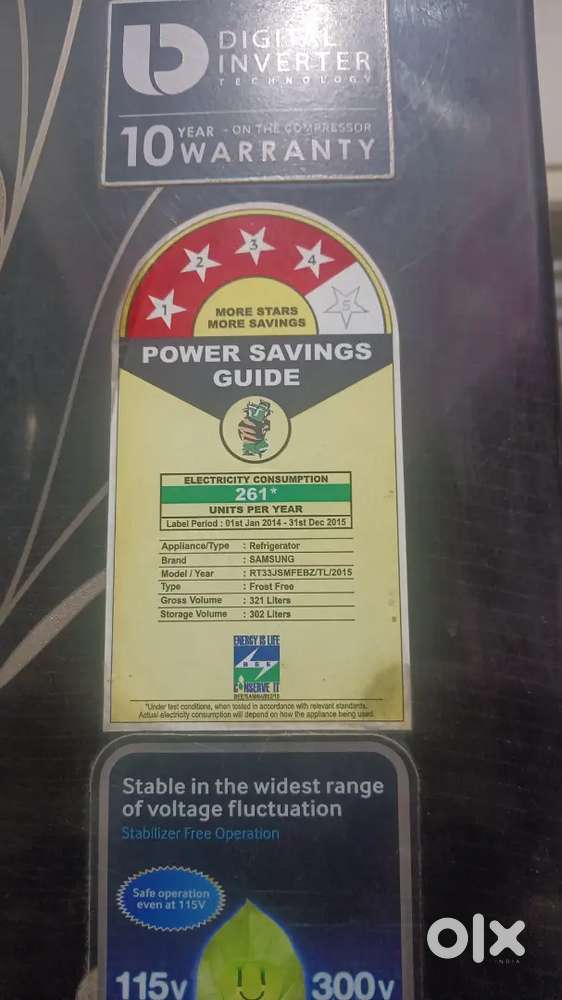Samsung digital inverter 4star fridge