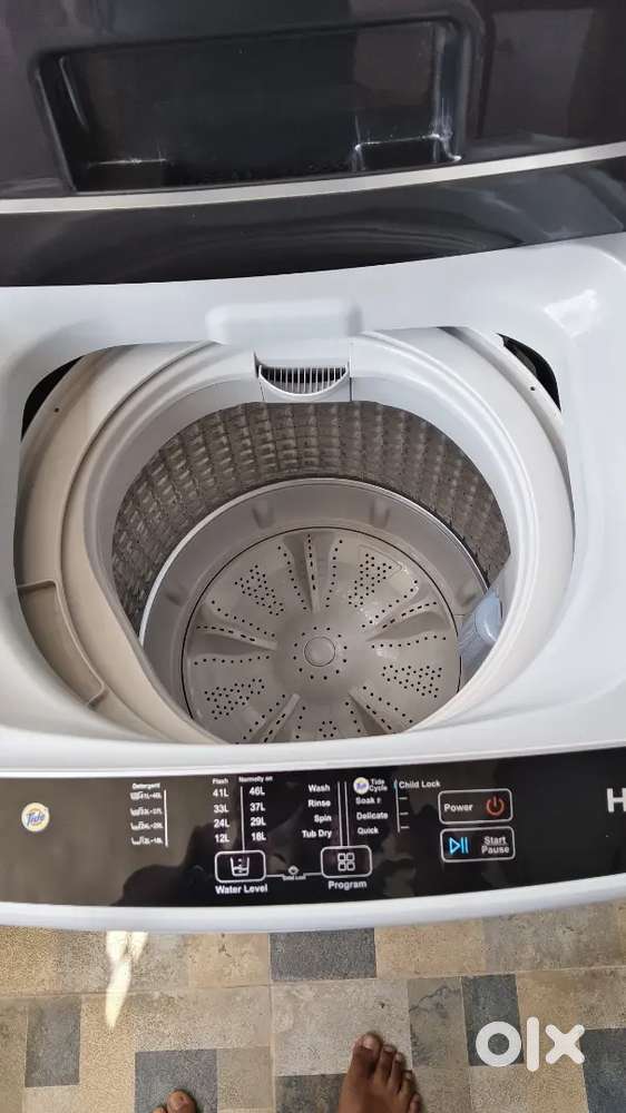 Less than 1 year old Haier top load machine for sale