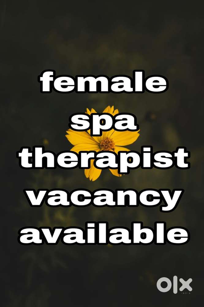 Spa therapist vacancy available