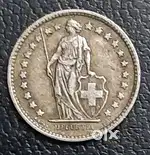 1/2 Franc, Switzerland, 1974