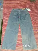 A vintage blue denim