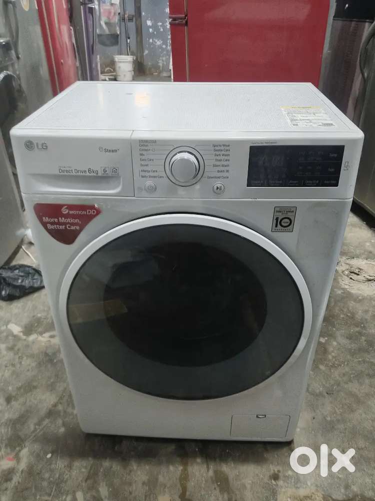 LG front load 6.5kg latest model washing machine with one year warrty