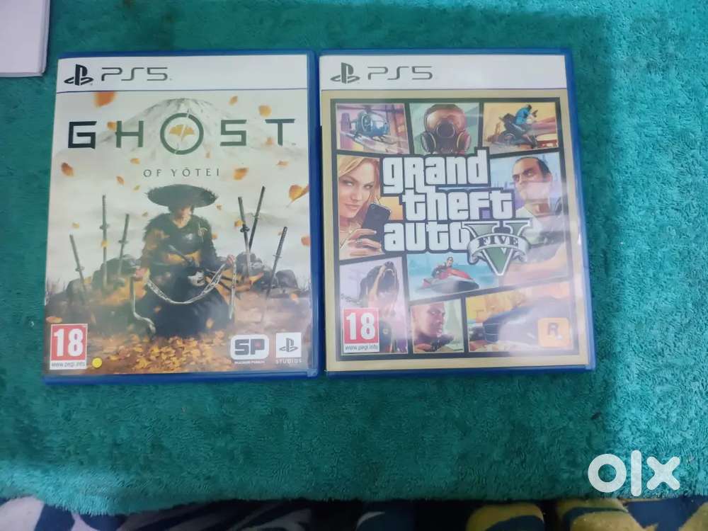Selling GTA 5 + Ghost of Yotie – Perfect Condition – ₹5000