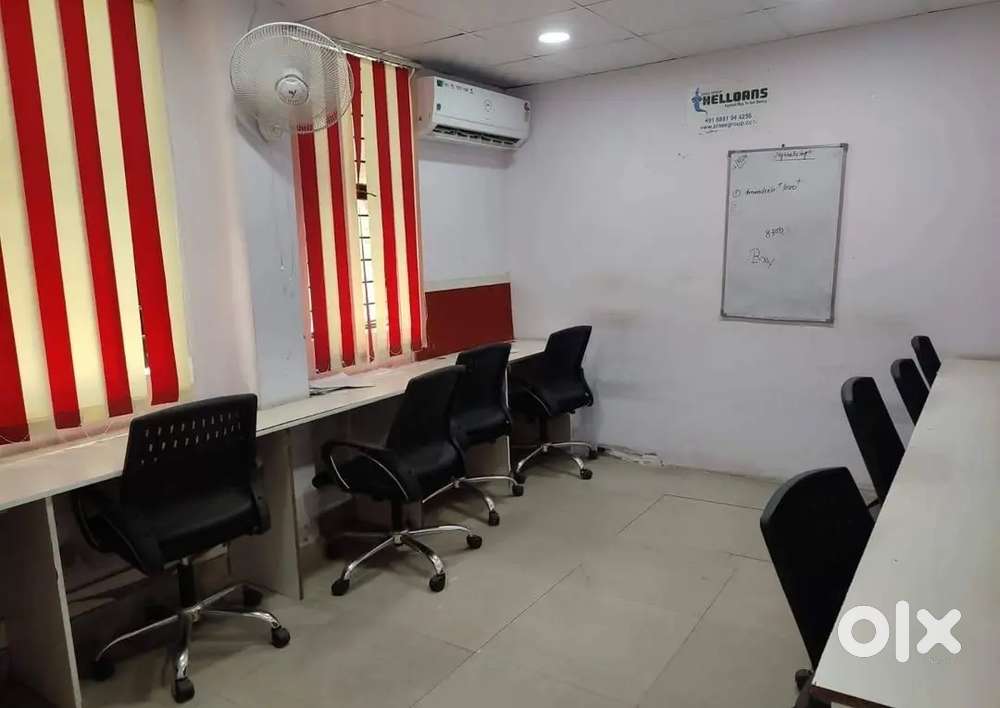 1 Director Cabin 8 Workstation Fully Furnished Office Space For Rent