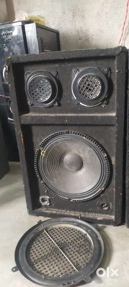 Two 10inch party speaker with mosfet amplifier