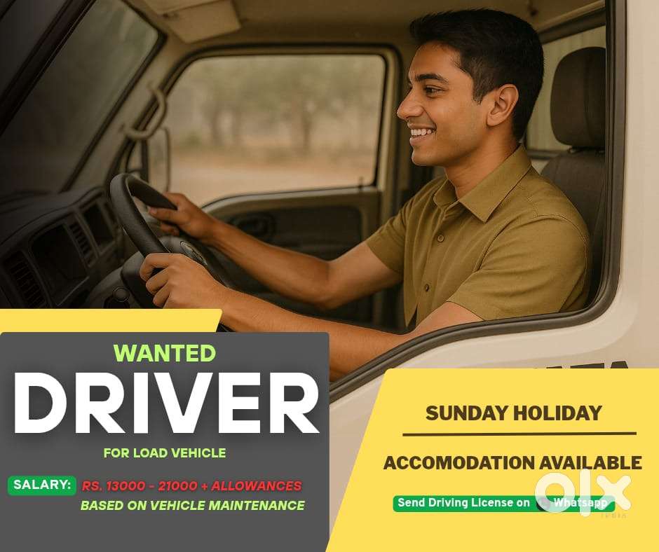 Driver for load vehicle