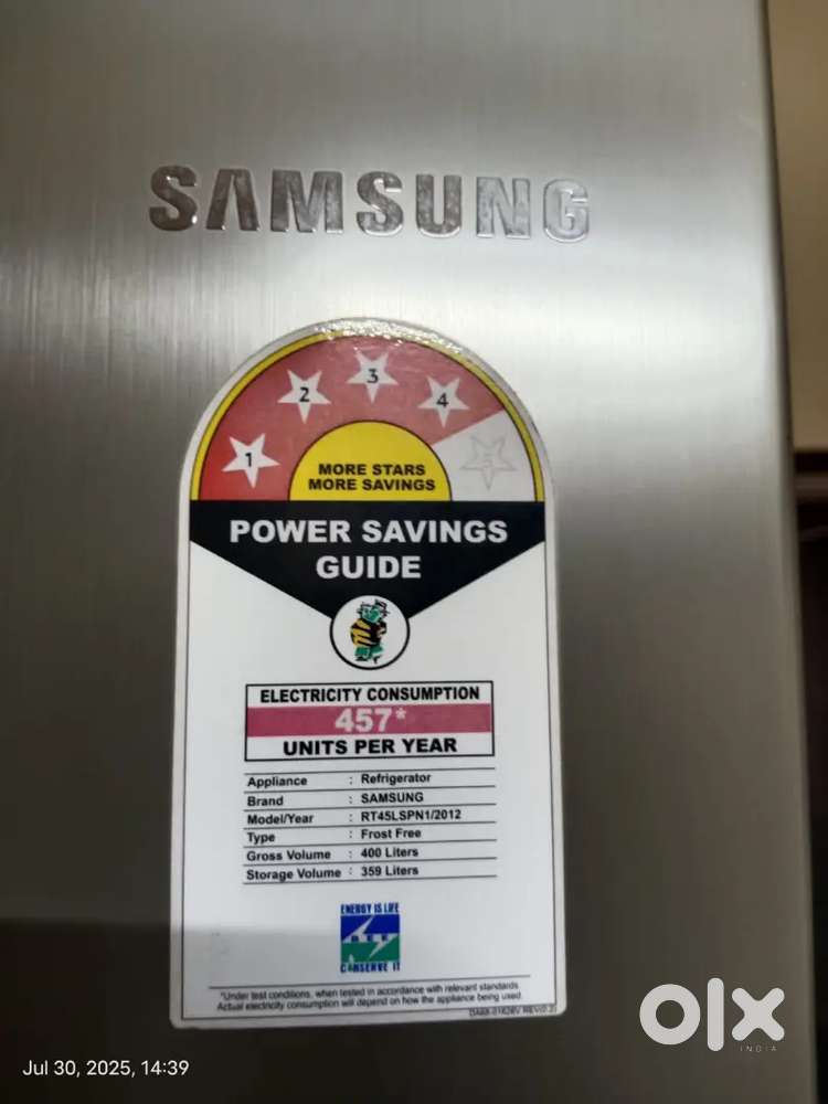 Samsung double door fridge