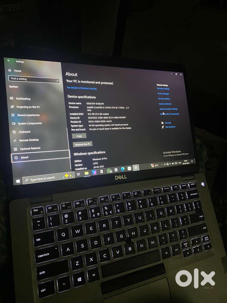 Dell latitude 5410 16gb ram, i5 10th gen.